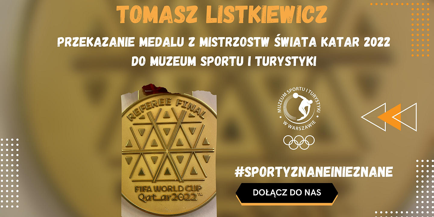 #SportyZnaneiNieznane - medal Tomasza Listkiewicza