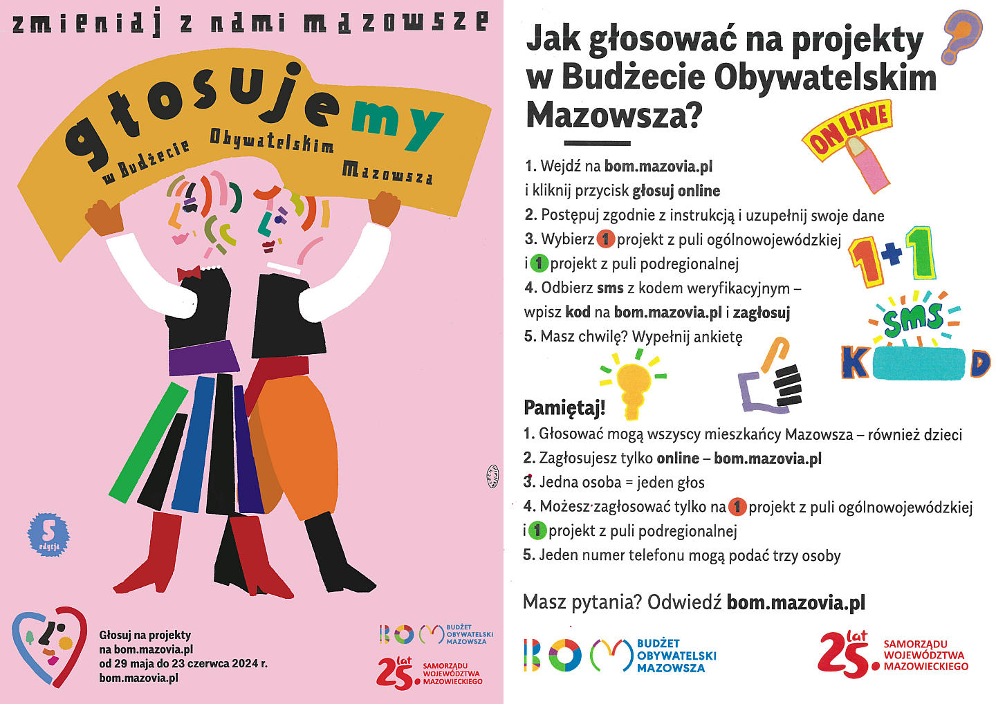 Informacje o programie Budżet Obywatelski Mazowsza